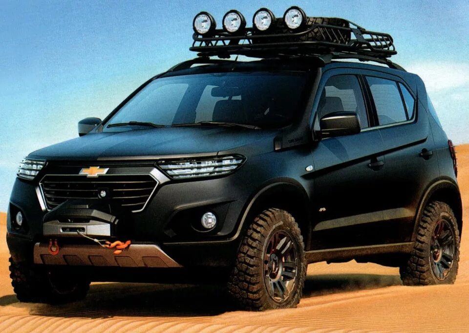 Нива шевроле нового образца фото Новая Нива Шевроле и Ответ Форда - Chevrolet Niva, 1,7 л, 2011 года наблюдение D