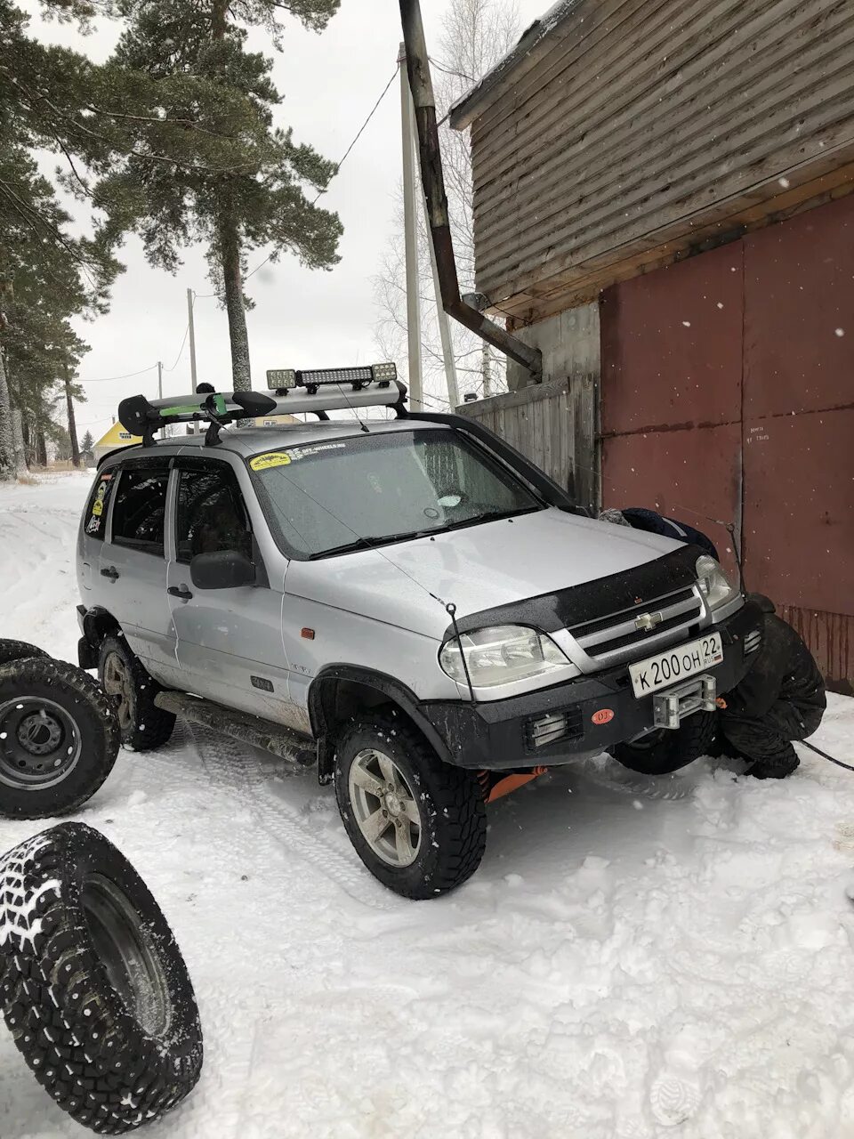 Нива шевроле офф роуд тюнинг Тест люстры от Off-road Wheels (РИФ), других ништяков и обкатка после улучшайзин