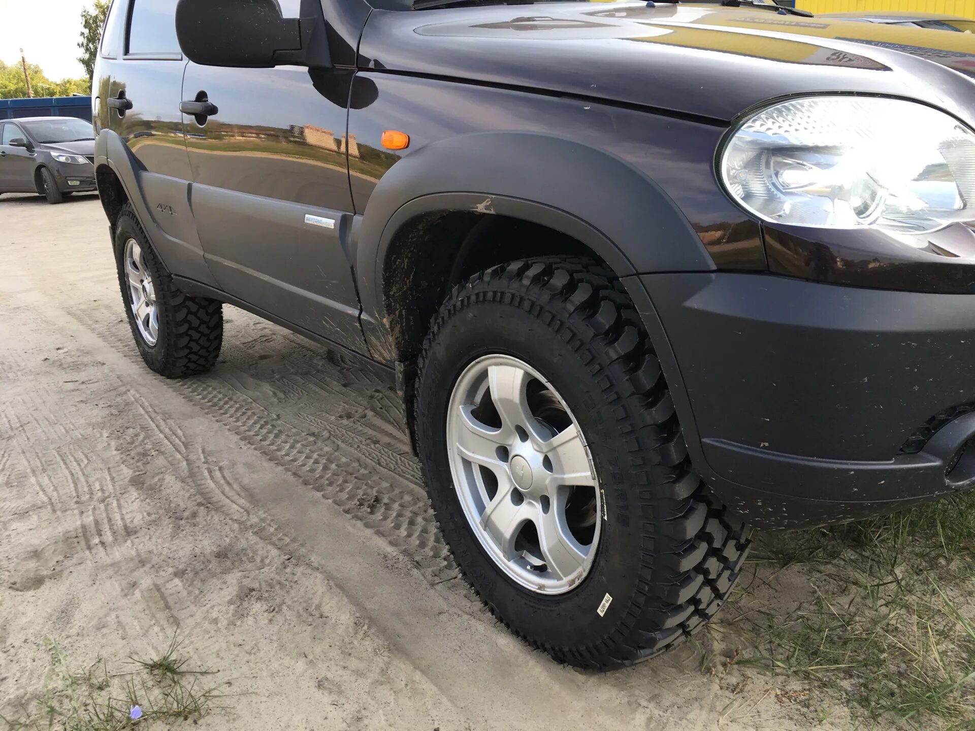 Нива шевроле резина фото Обновил резину - Chevrolet Niva GLX, 1,7 л, 2010 года шины DRIVE2