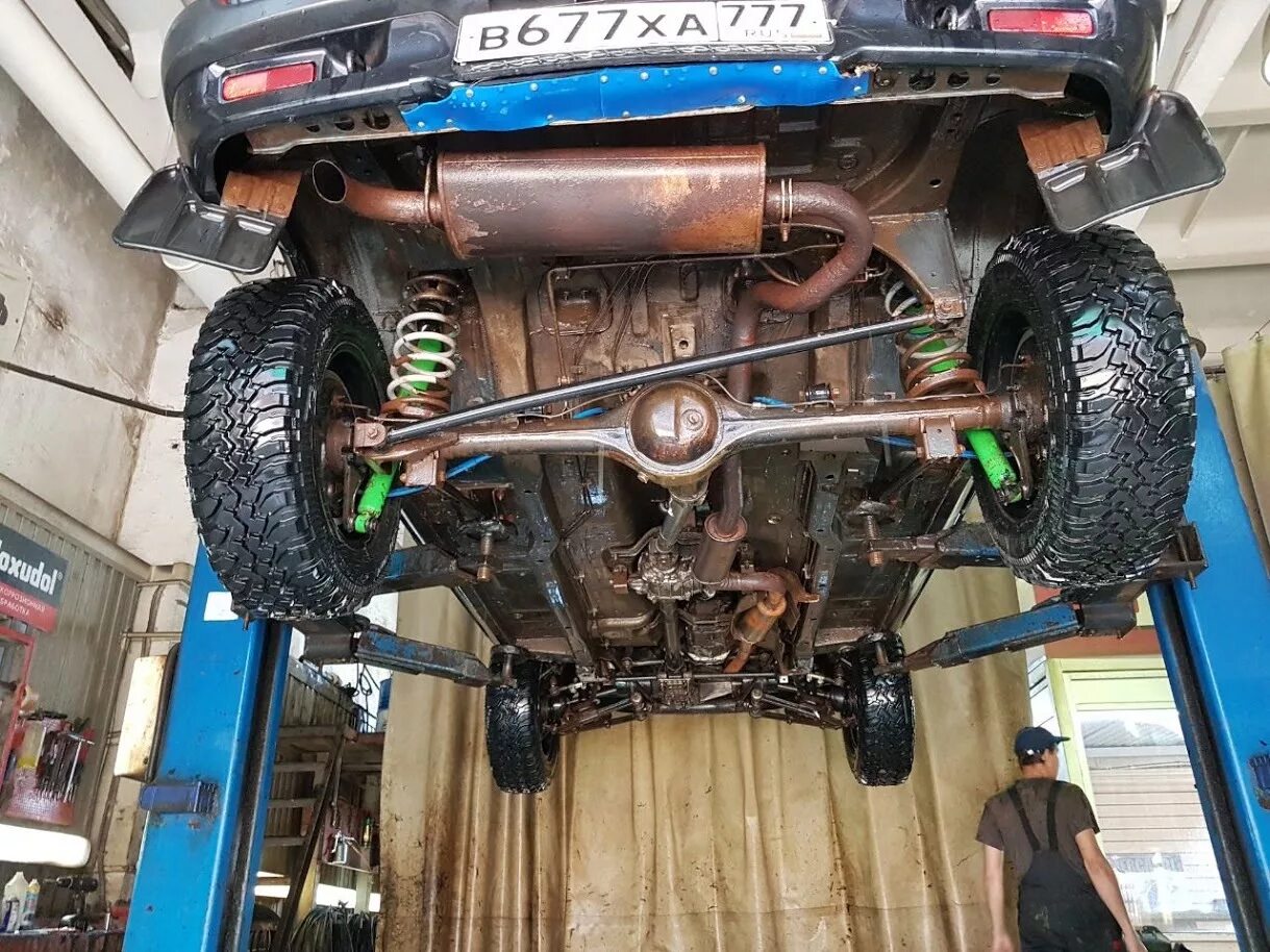 Нива шевроле с абс фото снизу Антикор днища. - Chevrolet Niva, 1,7 л, 2007 года кузовной ремонт DRIVE2