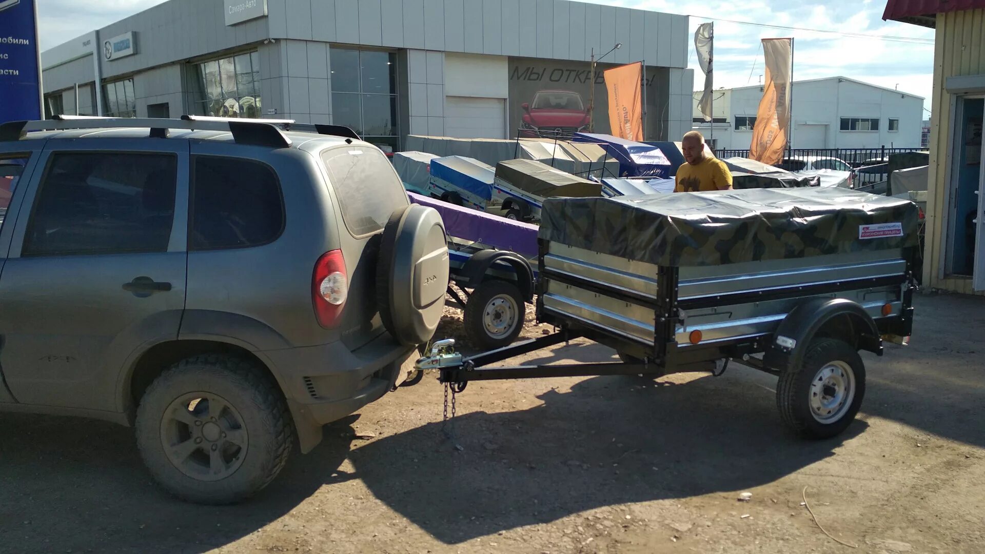 Нива шевроле с прицепом фото Прицеп - Chevrolet Niva, 1,7 л, 2013 года другое DRIVE2