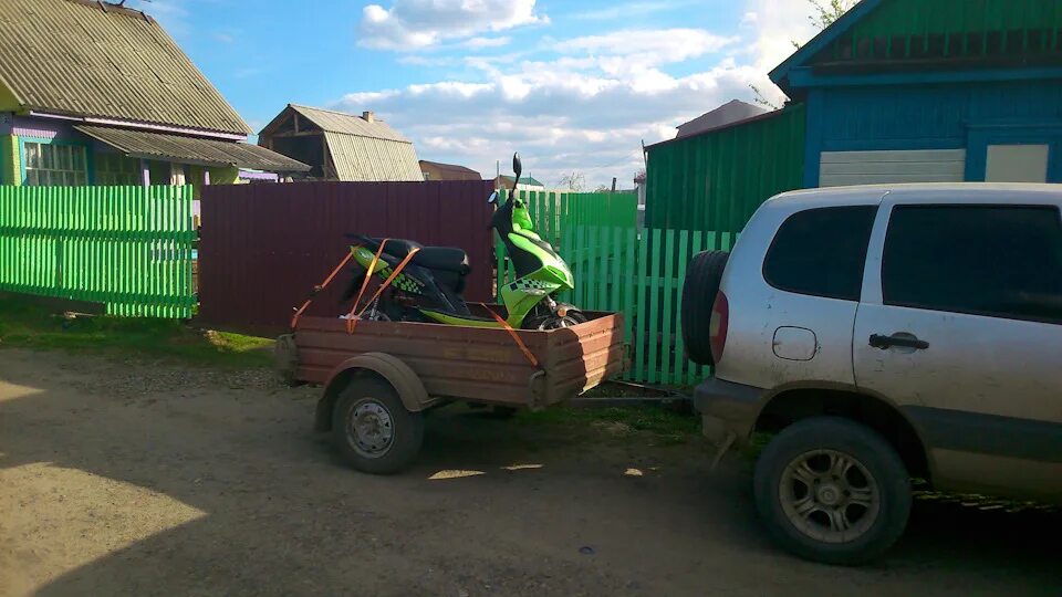 Нива шевроле с прицепом фото Прицеп. - Chevrolet Niva, 1,7 л, 2004 года просто так DRIVE2