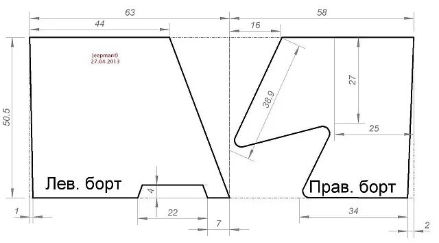 Нива шевроле своими руками чертежи Боковины в багажник I часть - Chevrolet Niva, 1,7 л, 2005 года тюнинг DRIVE2