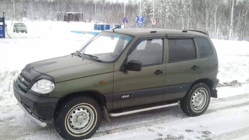 Нива шевроле цвета фото Эксклюзивный цвет "Корсика"(хаки)! - Chevrolet Niva, 1,7 л, 2007 года просто так