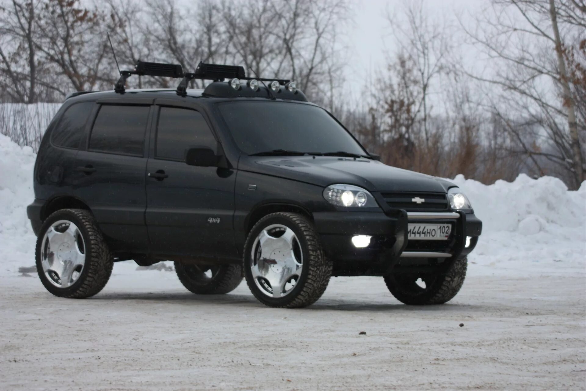 Нива шевроле тюнинг комплект Фотосессия - Chevrolet Niva, 1,7 л, 2007 года фотография DRIVE2