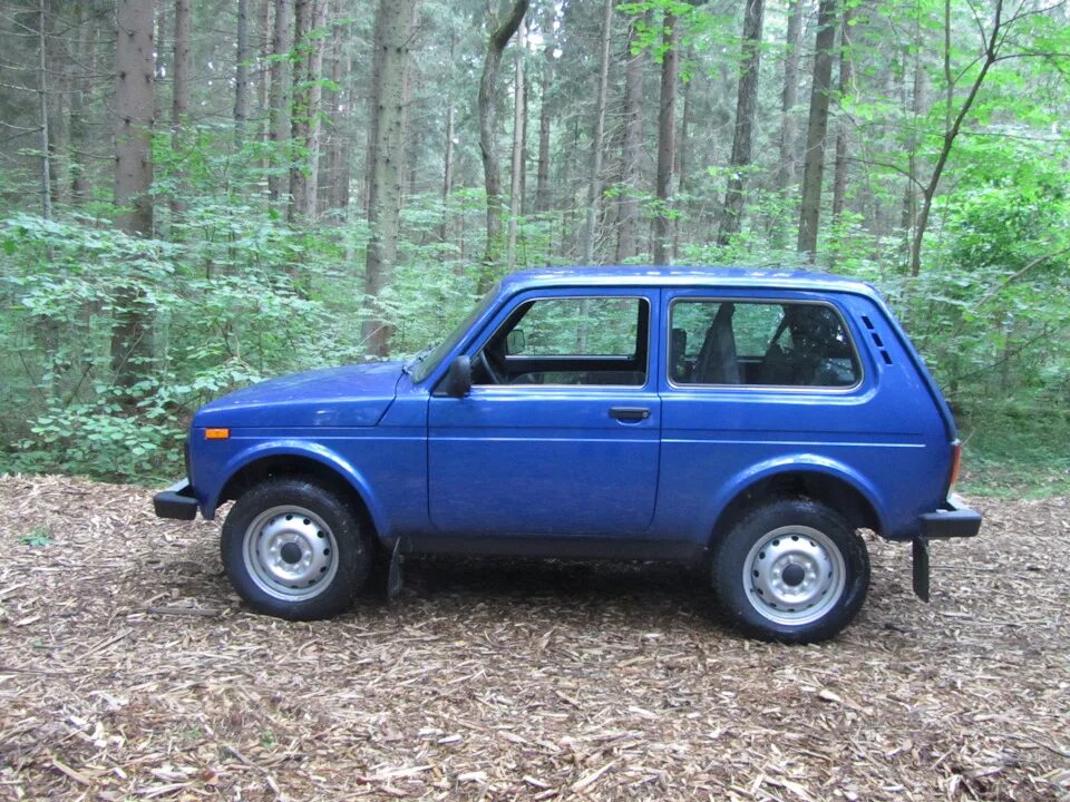 Нива синего цвета фото Смешанные леса и лесная Полиция - Lada 4x4 3D, 1,7 л, 2018 года покатушки DRIVE2