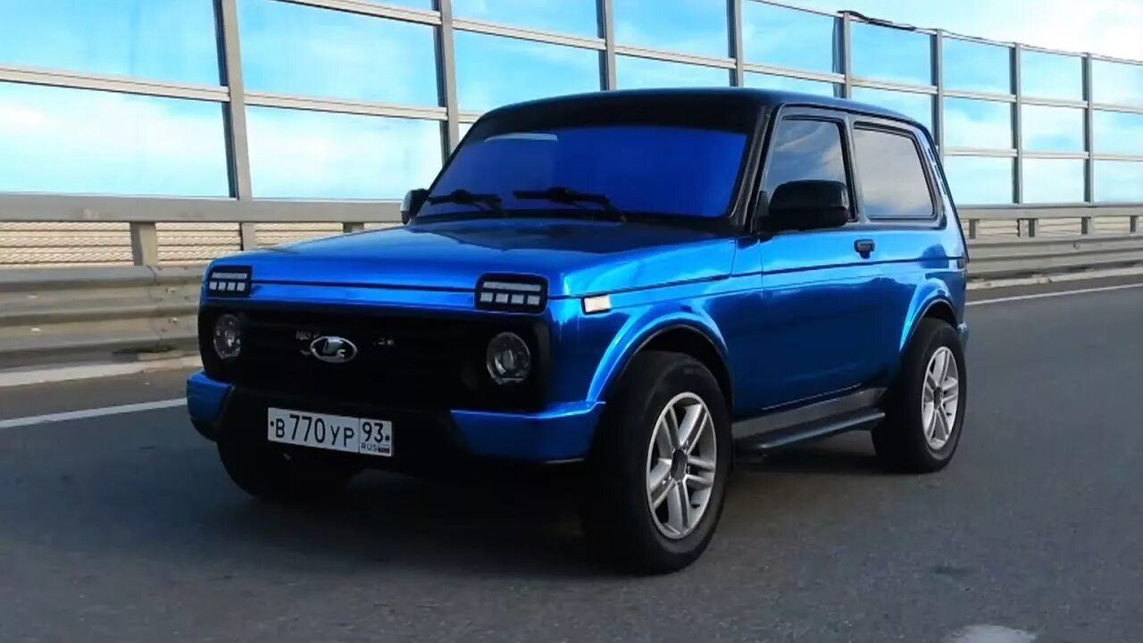 Нива синего цвета фото Лютая Niva 4x4 за 140 т.р (неизданное) - YouTube