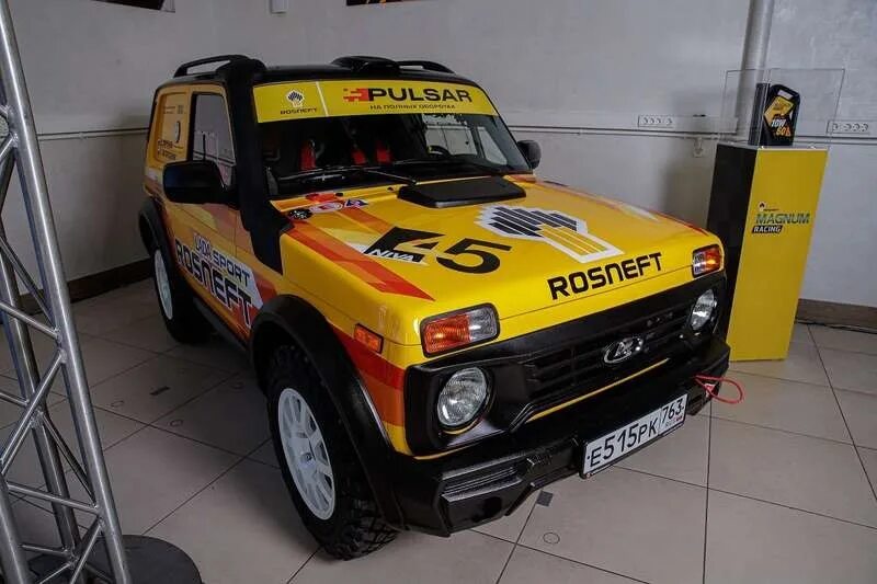 Нива спорт 120 л с фото Гоночная Niva Raid команды Lada Sport Rosneft - DRIVE2
