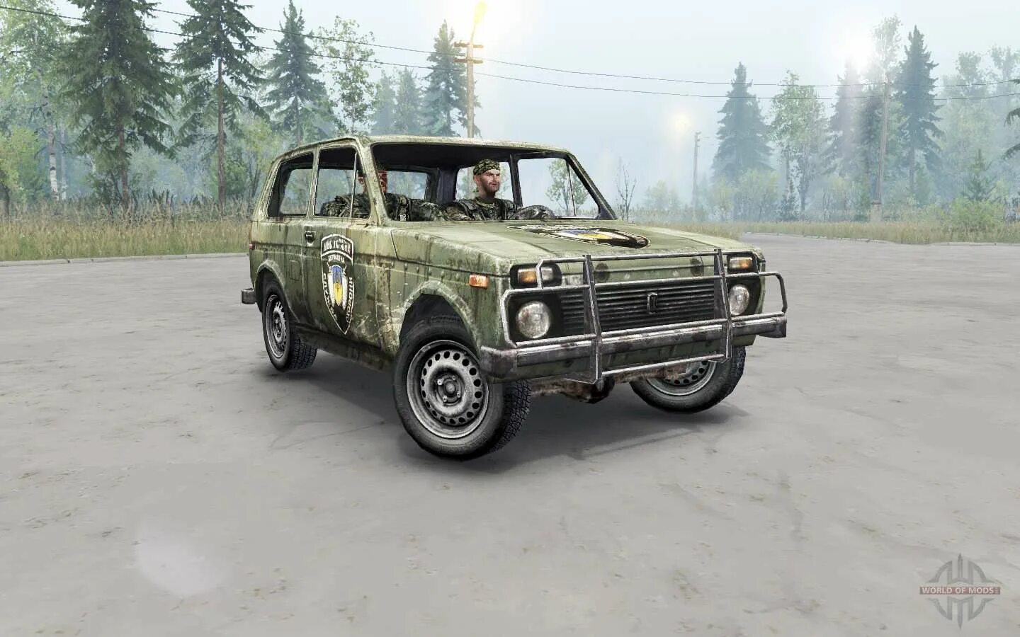 Нива сталкер фото VAZ-2121 Niva S. T. A. L. K. E. R. v1.1 for Spin Tires