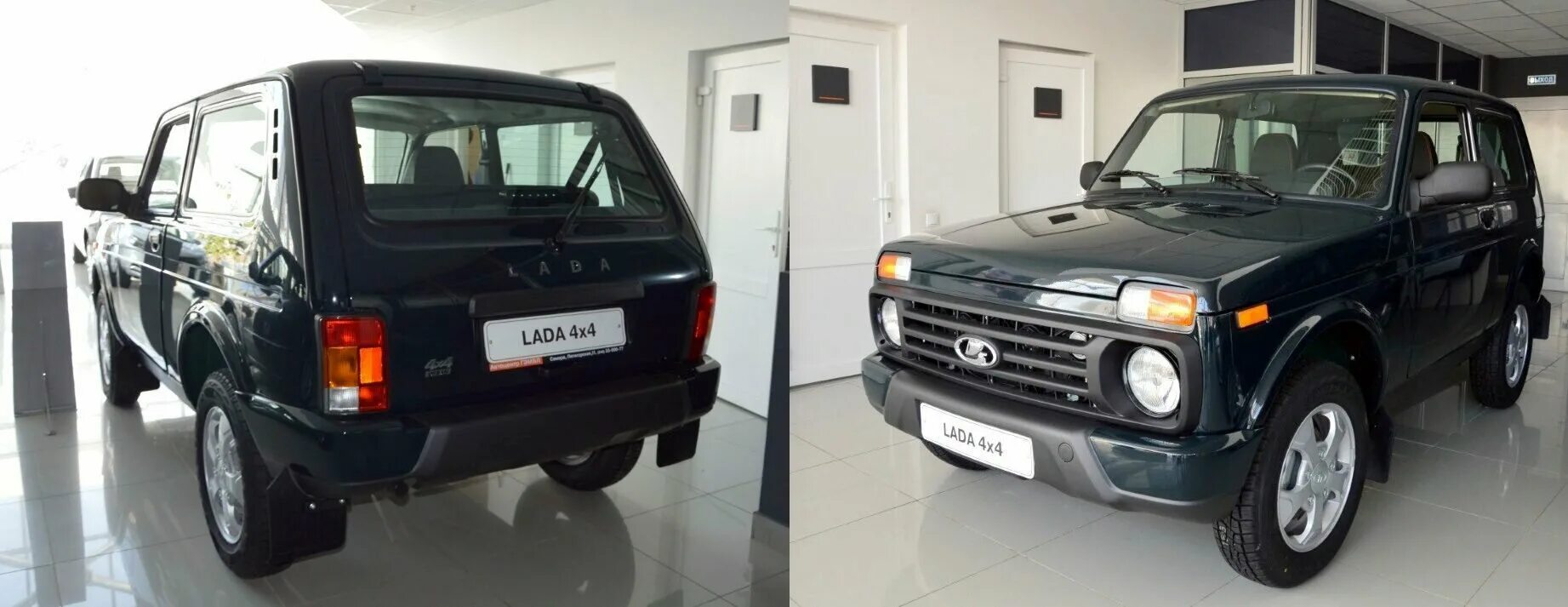 Нива цвет несси фото Бампер задний крашеный ВАЗ-21214 Niva Urban 368 Несси Кампласт, 21214-2804010-36