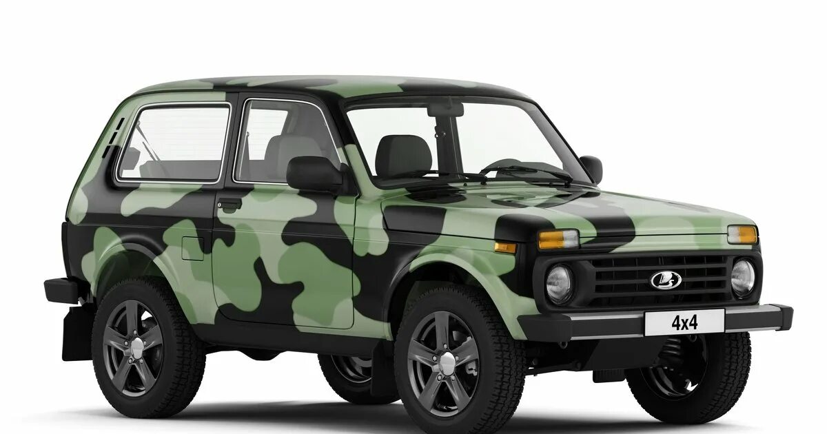 Нива цвета хаки фото АВТОВАЗ начнет выпускать пятнистые "Нивы" (фото)