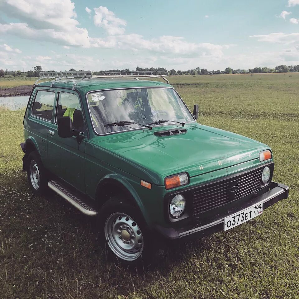 Нива темно зеленая фото Отдых Лето - Lada 4x4 3D, 1,7 л, 1999 года просто так DRIVE2