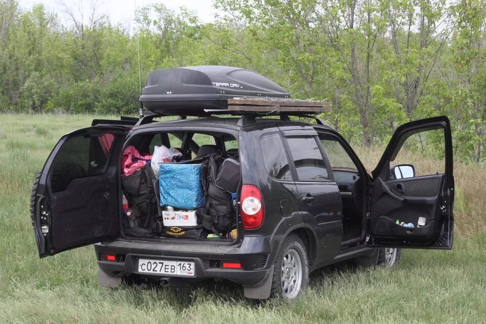 Нива тревел 2024 багажник фото На море в конце мая с 11 мес ребенком. Часть 1 - Chevrolet Niva, 1,7 л, 2017 год