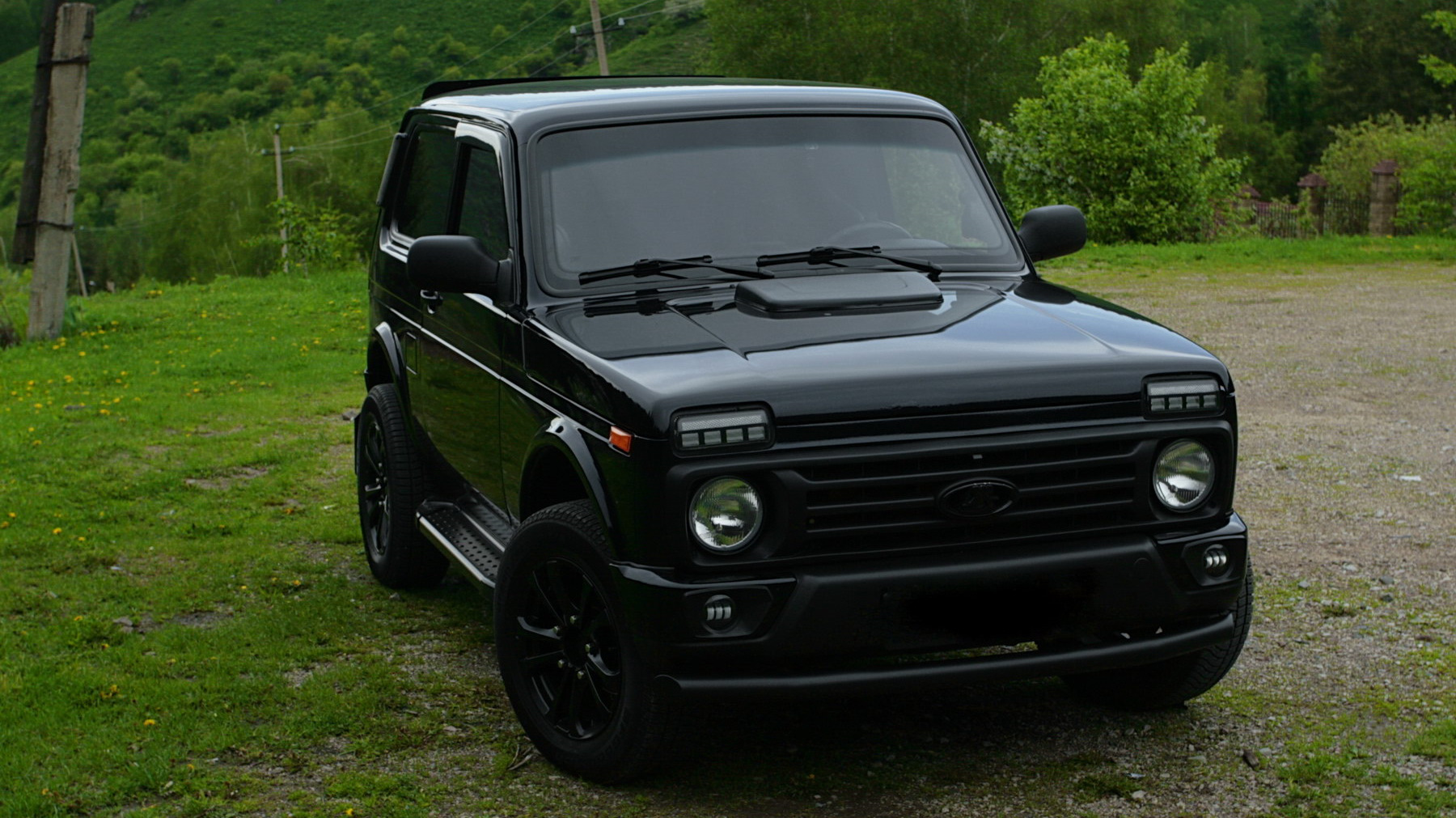 Нива тревел черная тюнинг Lada 4x4 3D 1.7 бензиновый 2012 Несси на DRIVE2