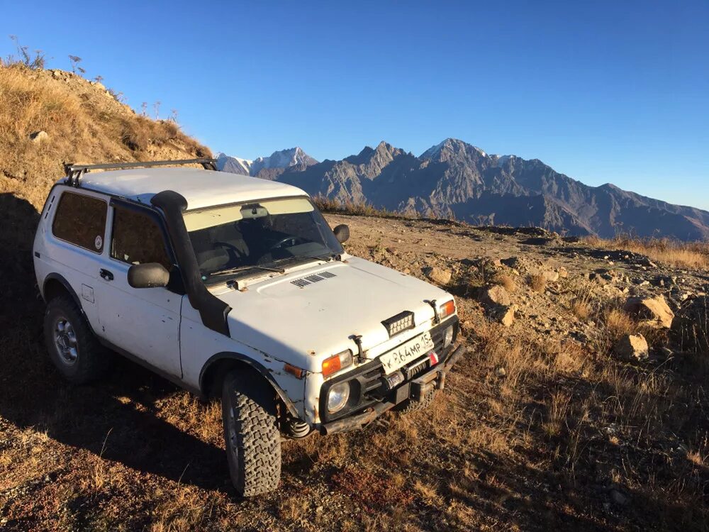 Нива тревел фото Ловим солнце в горах на сафари 530 - Lada 4x4 3D, 1,7 л, 1987 года путешествие D