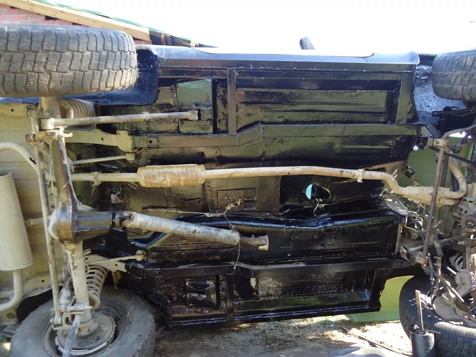 Нива тревел фото днище продолжение ремонта днища - Lada 4x4 3D, 9,9 л, 1981 года кузовной ремонт DRIVE2