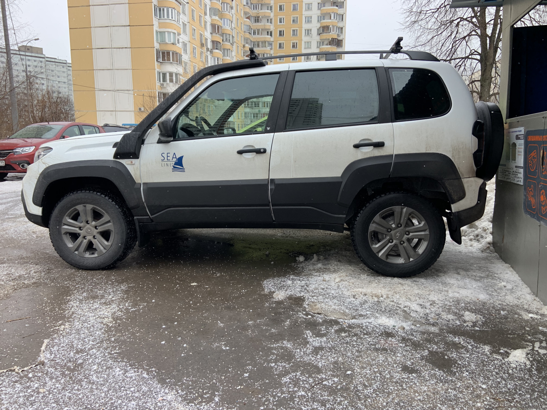 Нива тревел на 16 дисках фото Первая тысяча километров - Lada Niva Travel, 1,7 л, 2021 года наблюдение DRIVE2