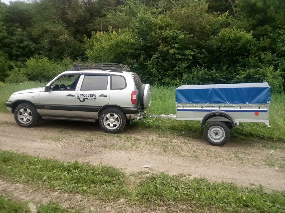 Нива тревел с прицепом фото Прицеп. - Chevrolet Niva, 1,8 л, 2005 года другое DRIVE2
