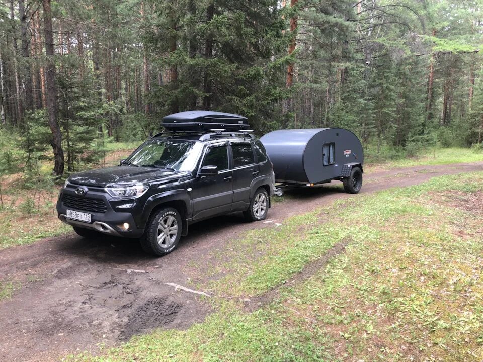 Нива тревел с прицепом фото Зун-Мурино - Lada Niva Travel, 1,7 л, 2021 года покатушки DRIVE2