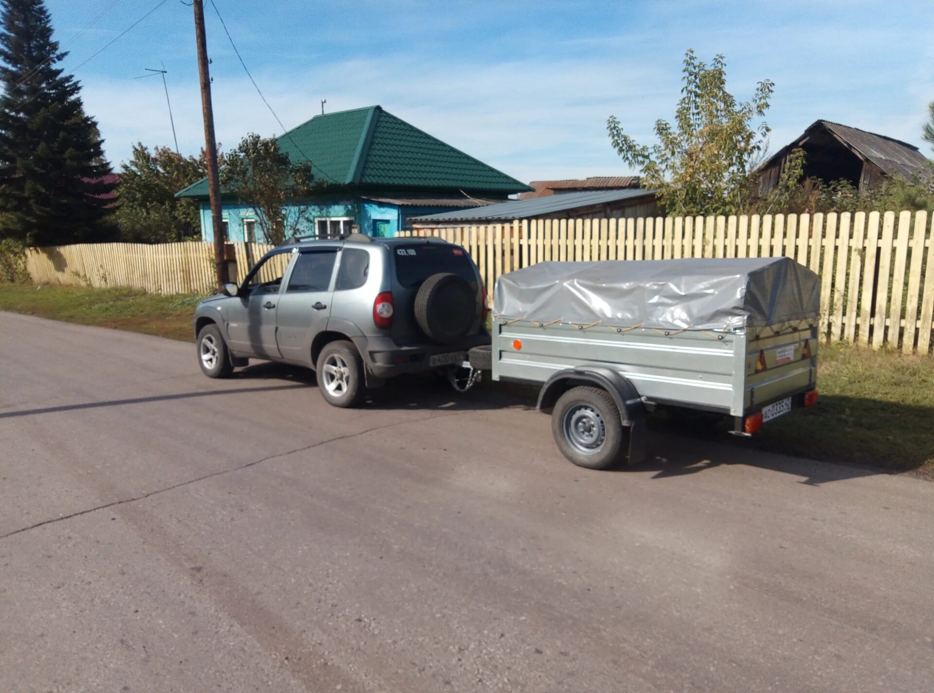 Нива тревел с прицепом фото Картошка на зиму. - Chevrolet Niva GLX, 1,7 л, 2011 года просто так DRIVE2