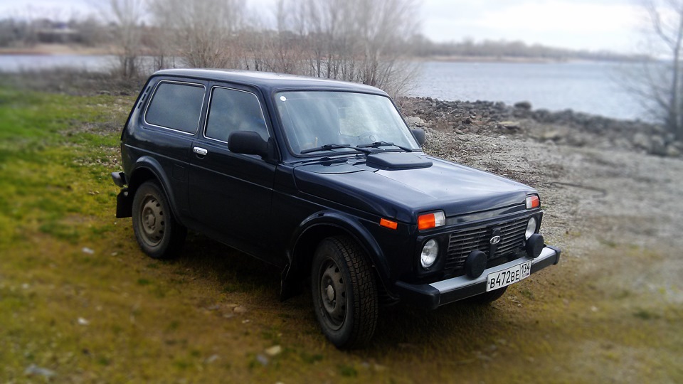 Нива тревел цвет несси 2 фото Накладка на капот АПС "Аэроэффект" - Lada 4x4 3D, 1,7 л, 2014 года аксессуары DR