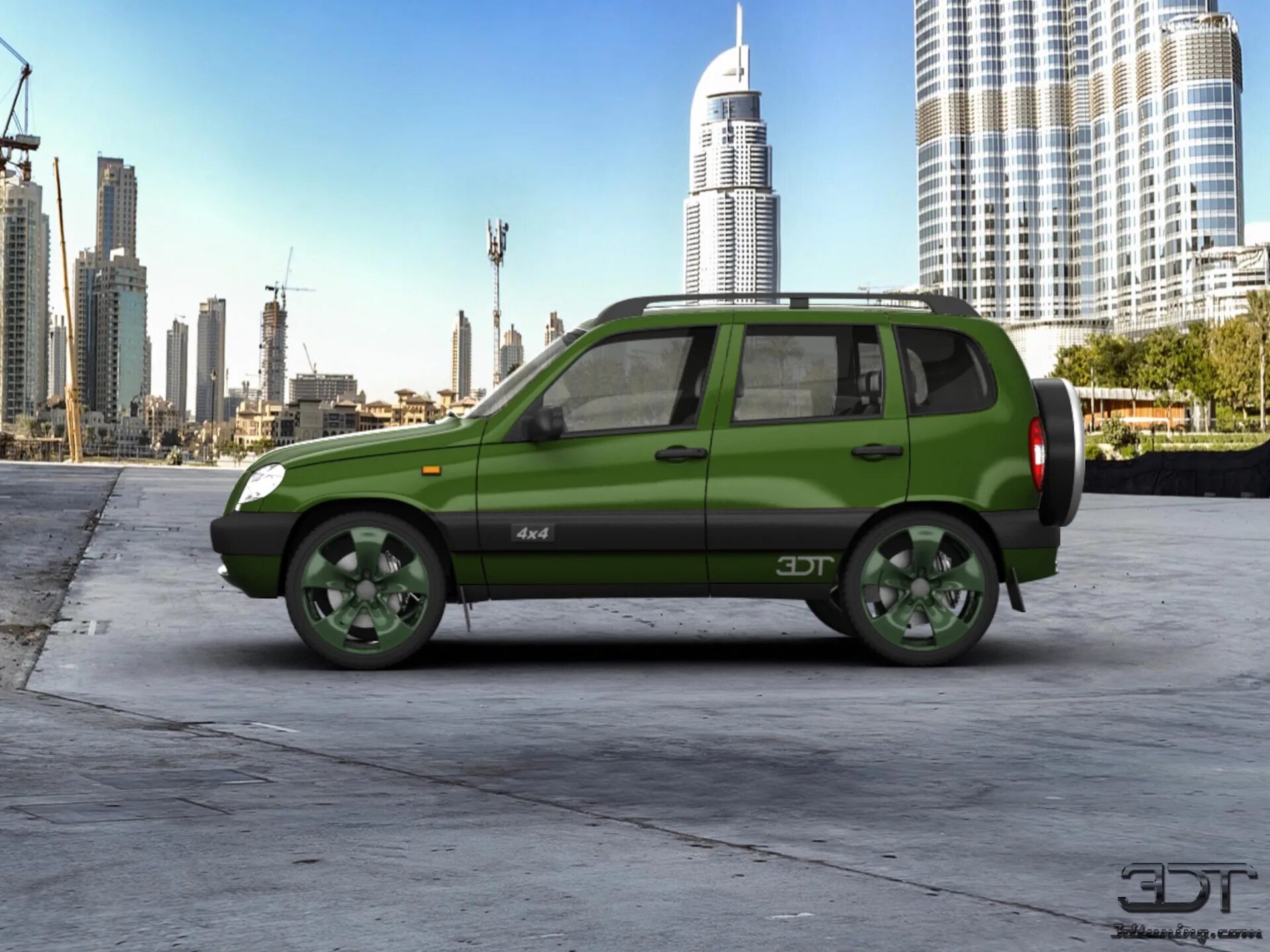 Нива тревел тюнинг для города Аэрография и пленки в 2021-22 годах - Lada Niva Travel, 1,7 л, 2021 года тюнинг 