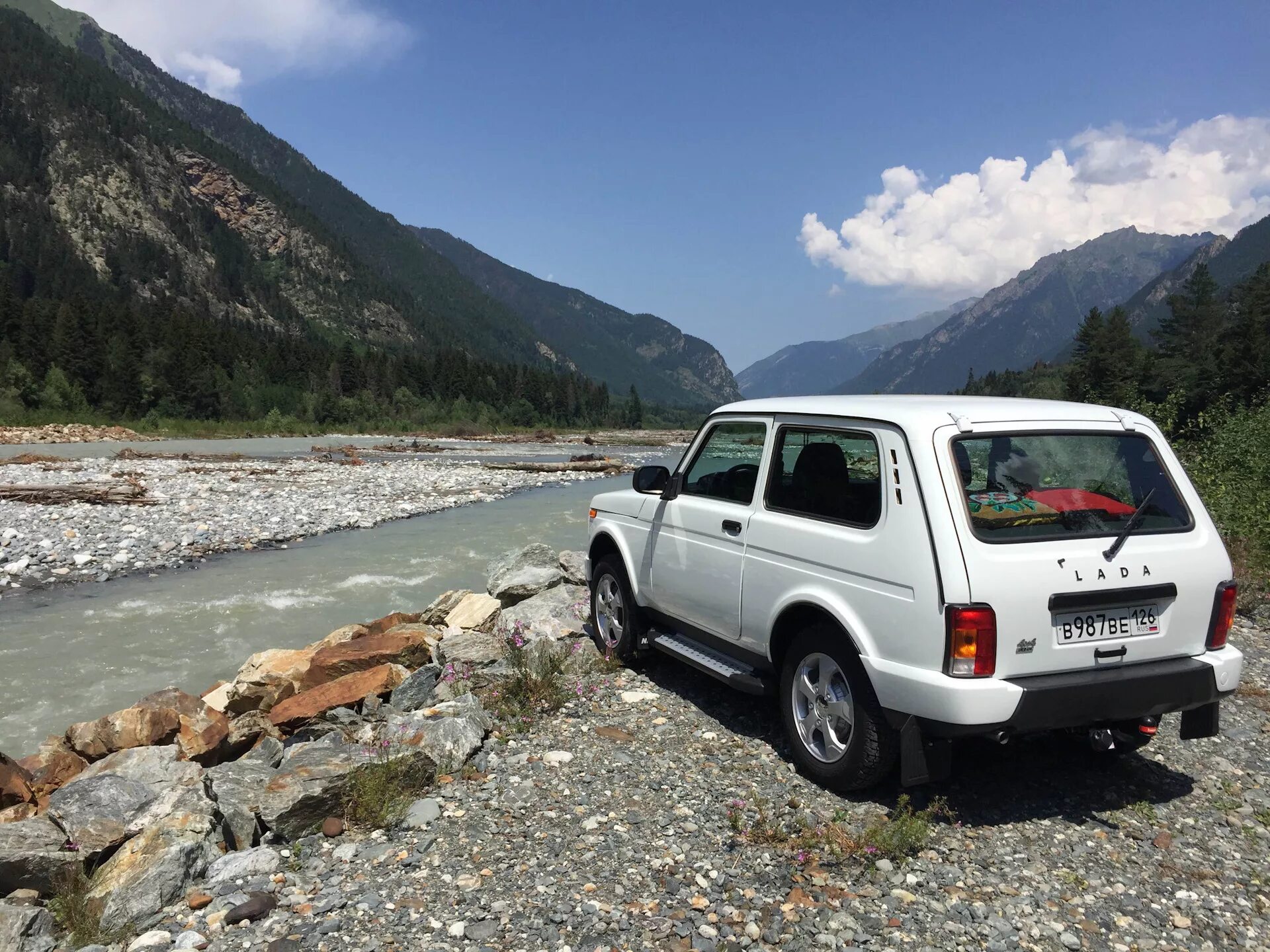 Нива трейл фото Поездка в горы (первое путешествие на ниве) - Lada 4x4 3D, 1,7 л, 2016 года путе