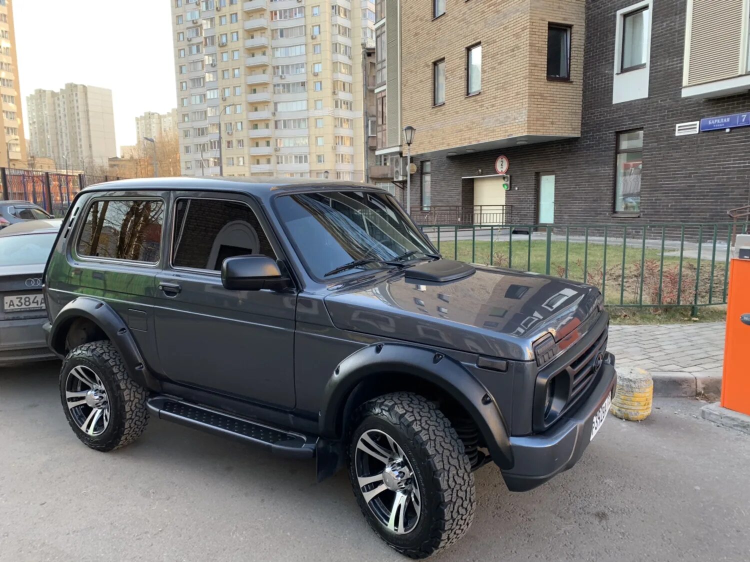 Нива тюнинг 24 7 интернет магазин Пороги/Насадка - Lada 4x4 3D, 1,7 л, 2017 года аксессуары DRIVE2