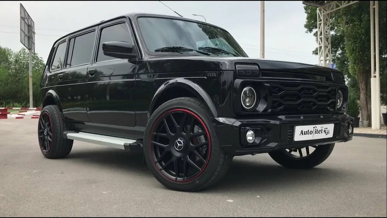 Нива тюнинг amg НИВА 5Д АМГ с МЕРСОВСКИМ ФАРШЕМ ! Niva 5D Полный Обзор ! - YouTube