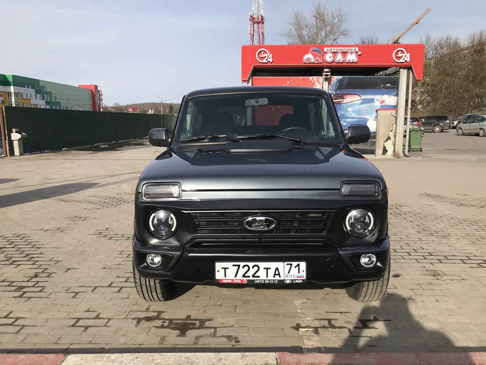 Нива тюнинг бронто бампер Бронто решётка и бампер с птф - Lada 4x4 3D, 1,7 л, 2019 года стайлинг DRIVE2