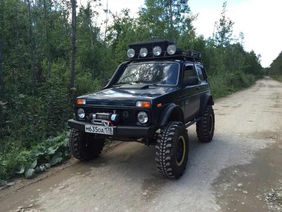 Нива тюнинг для бездорожья фото Покатухи Новоладожские - Lada 4x4 3D, 1,7 л, 2012 года фотография DRIVE2
