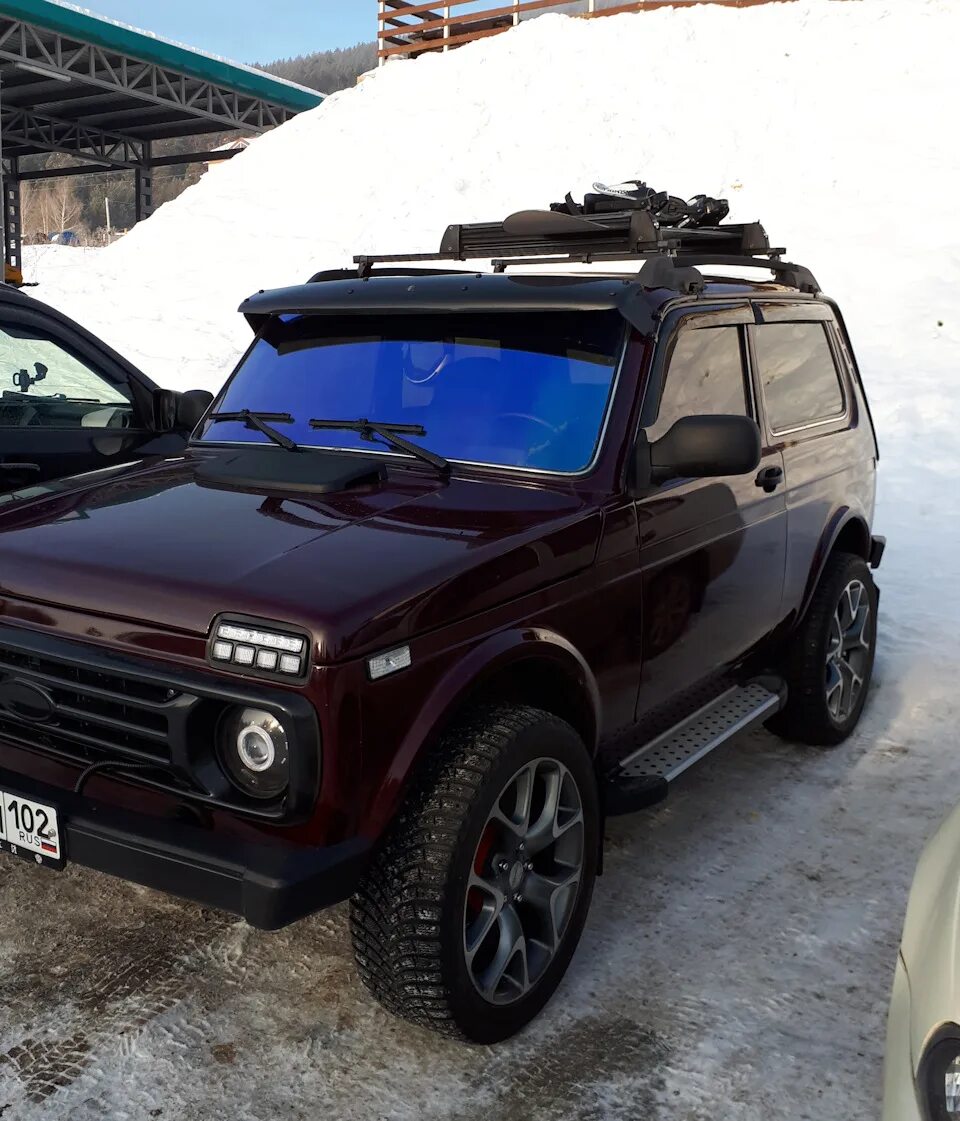 Нива тюнинг интернет магазин тольятти LED Надфарники(Подфарники) - Lada 4x4 3D, 1,7 л, 2013 года стайлинг DRIVE2