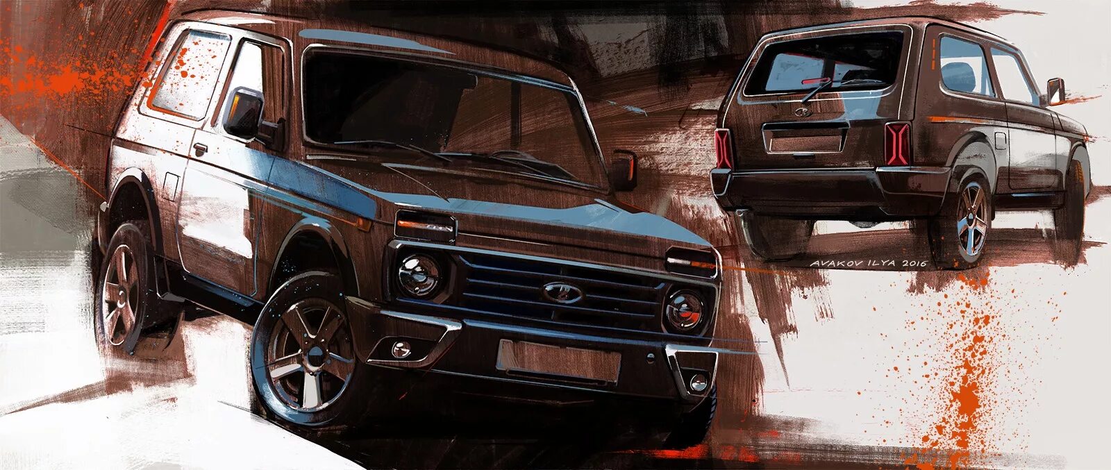 Нива тюнинг обои видение Нивы УРБАН - DRIVE2