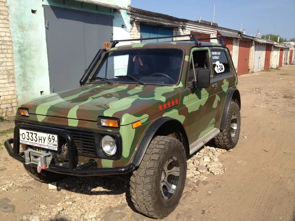Нива тюнинг охота Вот такие фотки на 9-ое мая! - LADA 4x4 3D, 1,7 л., 1998 года стайлинг DRIVE2