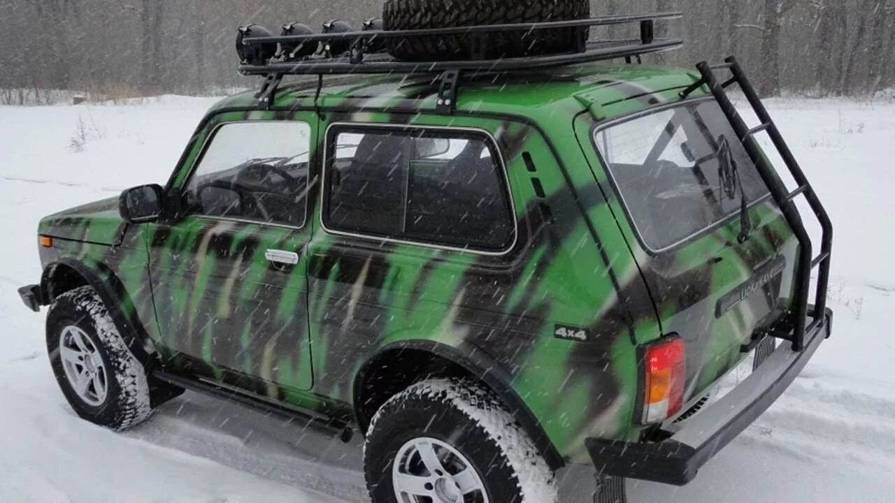 Нива тюнинг охота #768. Lada 4x4 Niva for Hunting RUSSIAN AUTO TUNING - YouTube