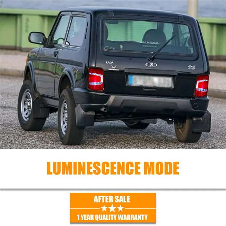 Нива урбан фото сзади For Lada Niva 4x4 Led Running Reversing Brake Lights Smoke Rear Tail Light Auto 