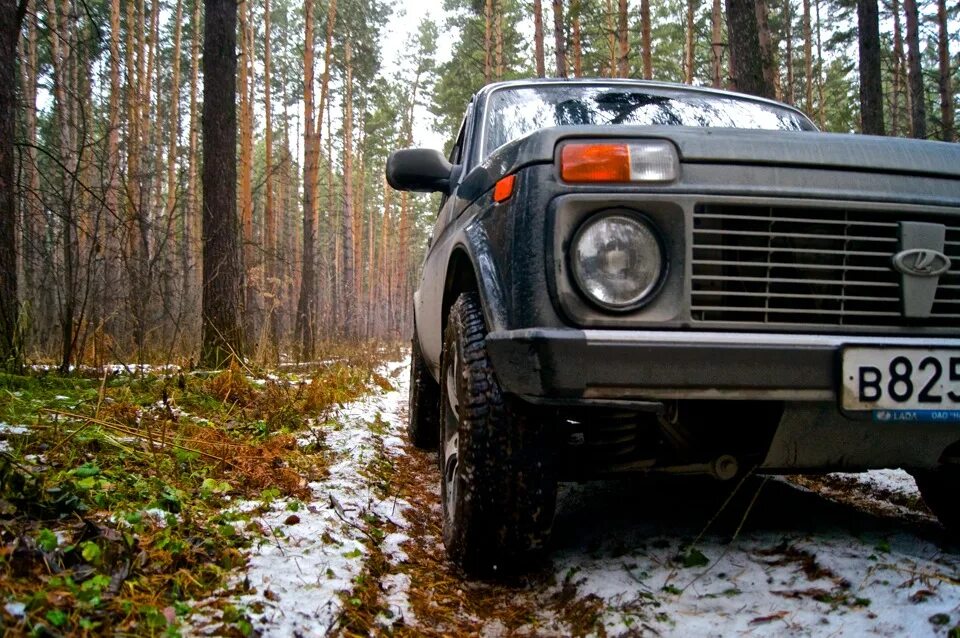 Нива в лесу фото Нивка в лесу. - Lada 4x4 3D, 1,7 л, 2013 года покатушки DRIVE2