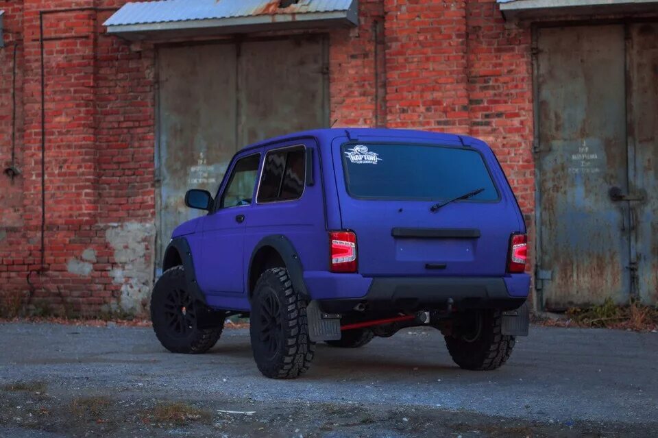 Нива в рапторе фото Niva Urban Raptor U-Pol Dark Blue & Black - DRIVE2