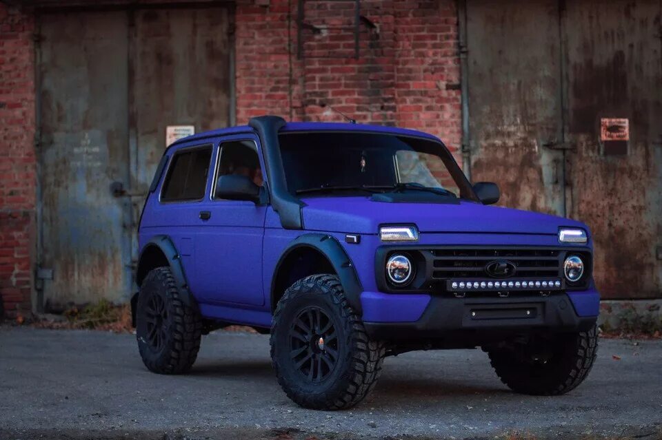 Нива в рапторе фото Niva Urban Raptor U-Pol Dark Blue & Black - DRIVE2