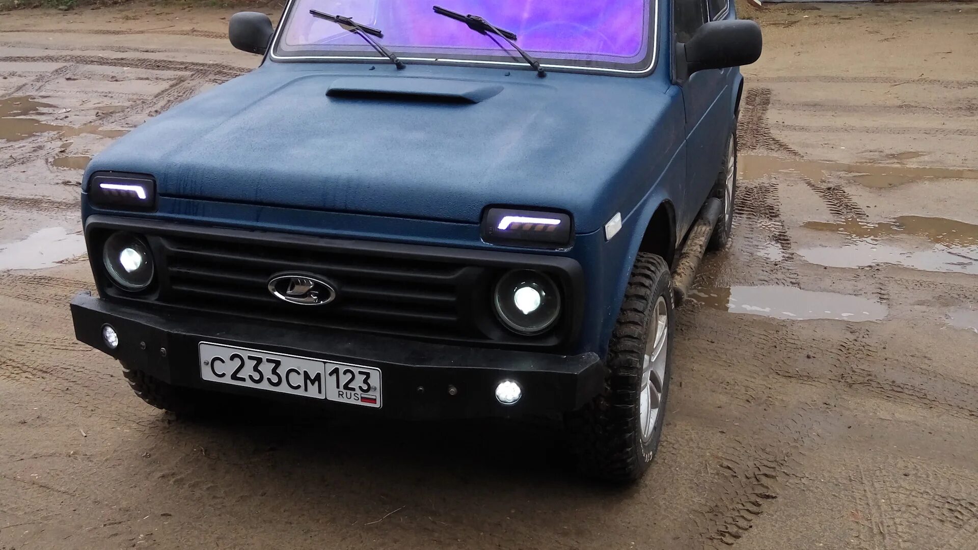 Нива в сине зеленом рапторе фото Lada 4x4 3D 1.6 бензиновый 2006 Нивасик-пивасик на DRIVE2