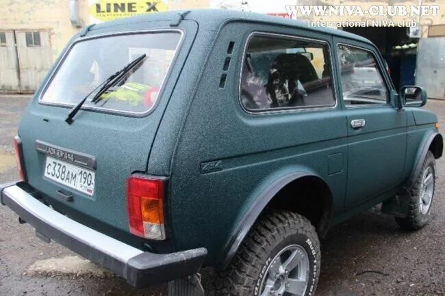 Нива в сине зеленом рапторе фото Вопрос по покраске, заходим комментируем - Lada 4x4 3D, 1,7 л, 2004 года стайлин