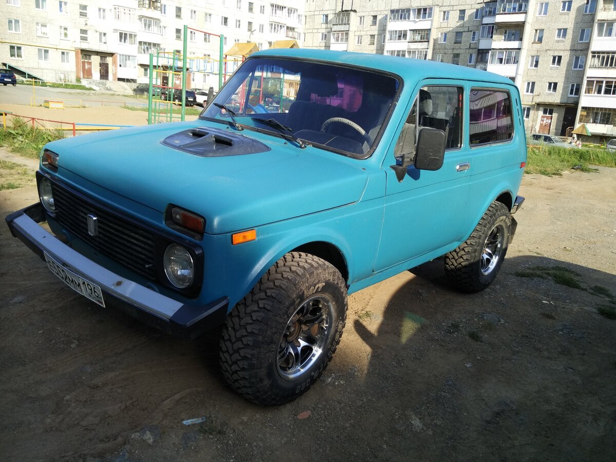 Нива в сине зеленом рапторе фото Купить б/у Lada (ВАЗ) 2121 (4x4) I 1.6 MT (75 л.с.) 4WD бензин механика в Кушве: