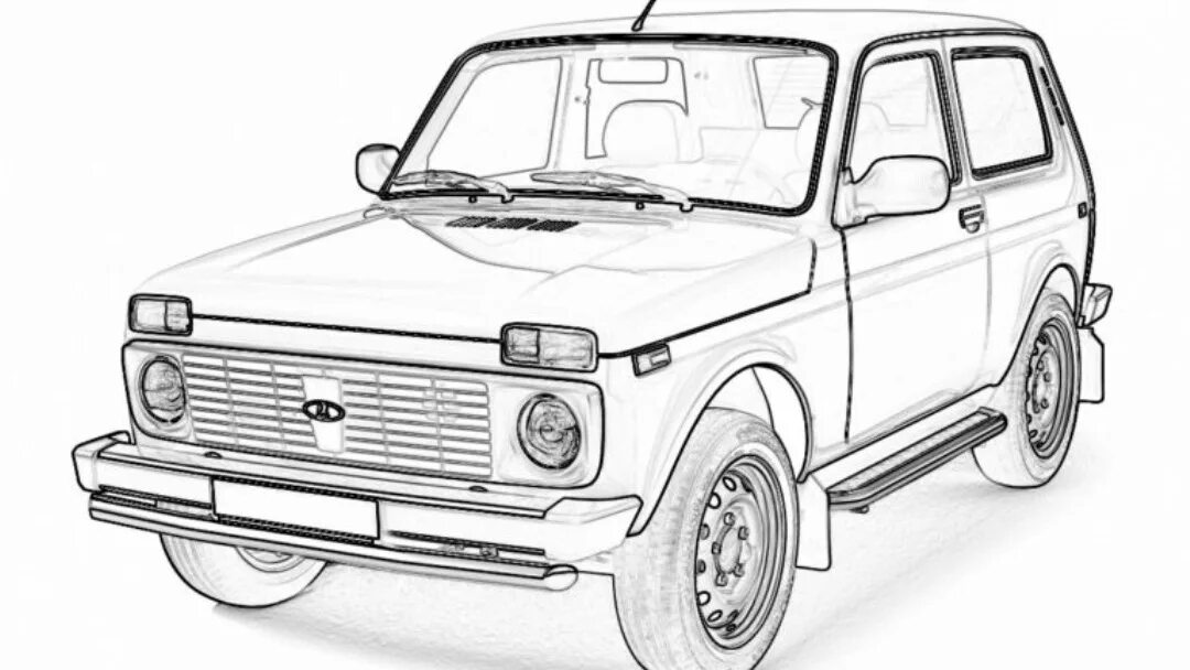 Нива в тюнинге раскраска с боку Lada 4x4 3D 1.7 бензиновый 2011 Пох.. грязь на DRIVE2