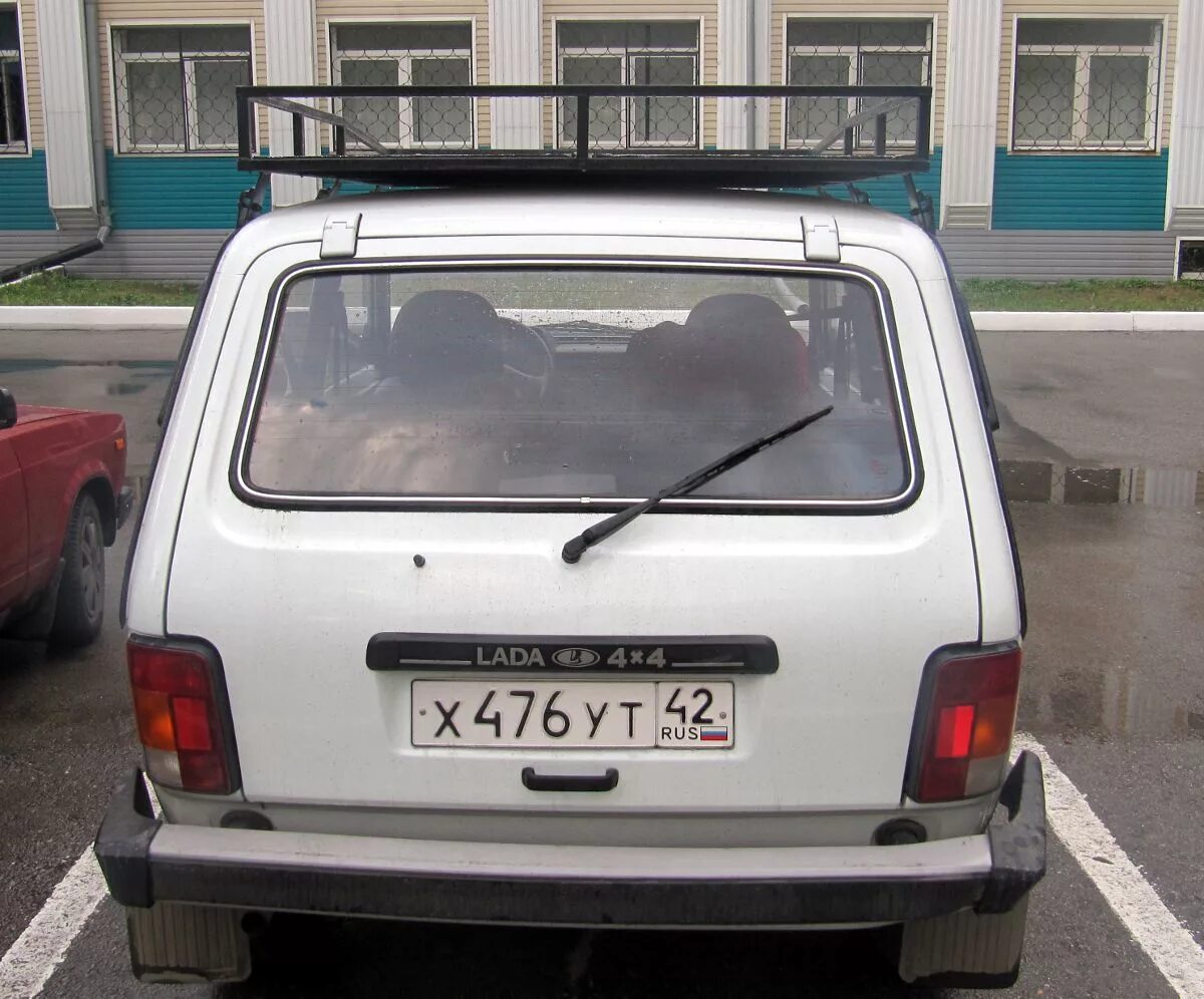 Нива вид сзади фото Экспедиционный багажник @ Нива 4x4