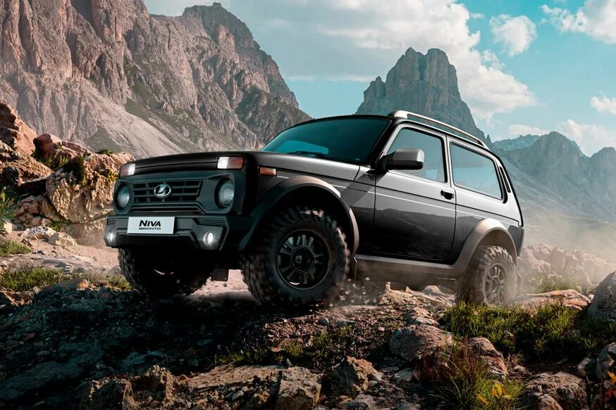 Нива внедорожник фото Внедорожник Lada Niva Bronto с новым салоном предложен в двух версиях - КОЛЕСА.р