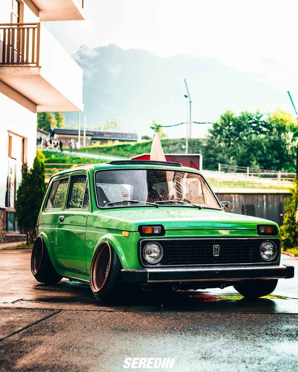 Нива японский тюнинг #stanceniva нашумела на Grounded_event 2018 - Lada 4x4 3D, 1,8 л, 1984 года встр