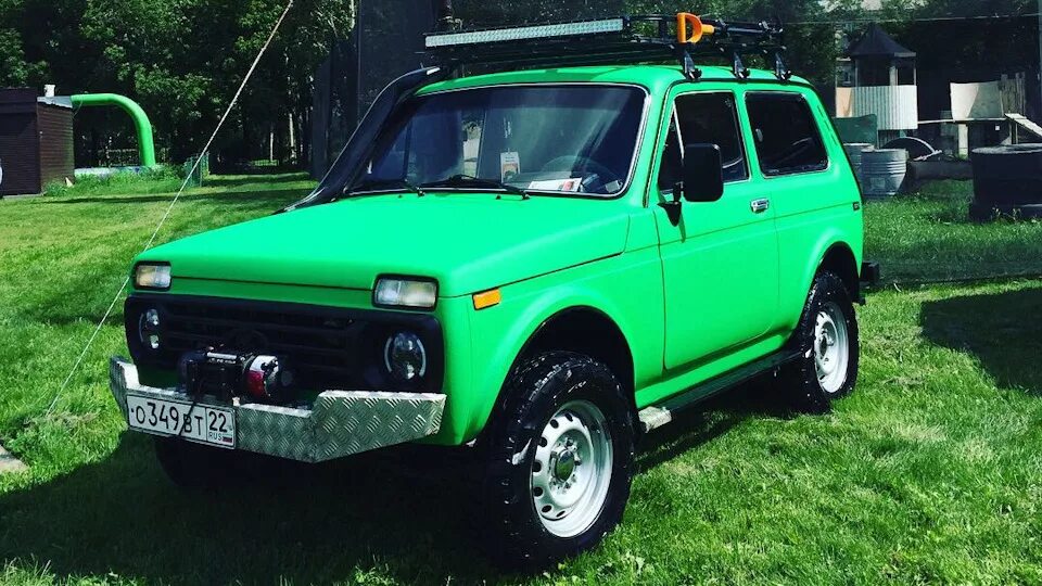 Нива зеленого цвета фото Нивас снова ломается - Lada 4x4 3D, 1,9 л, 1998 года поломка DRIVE2