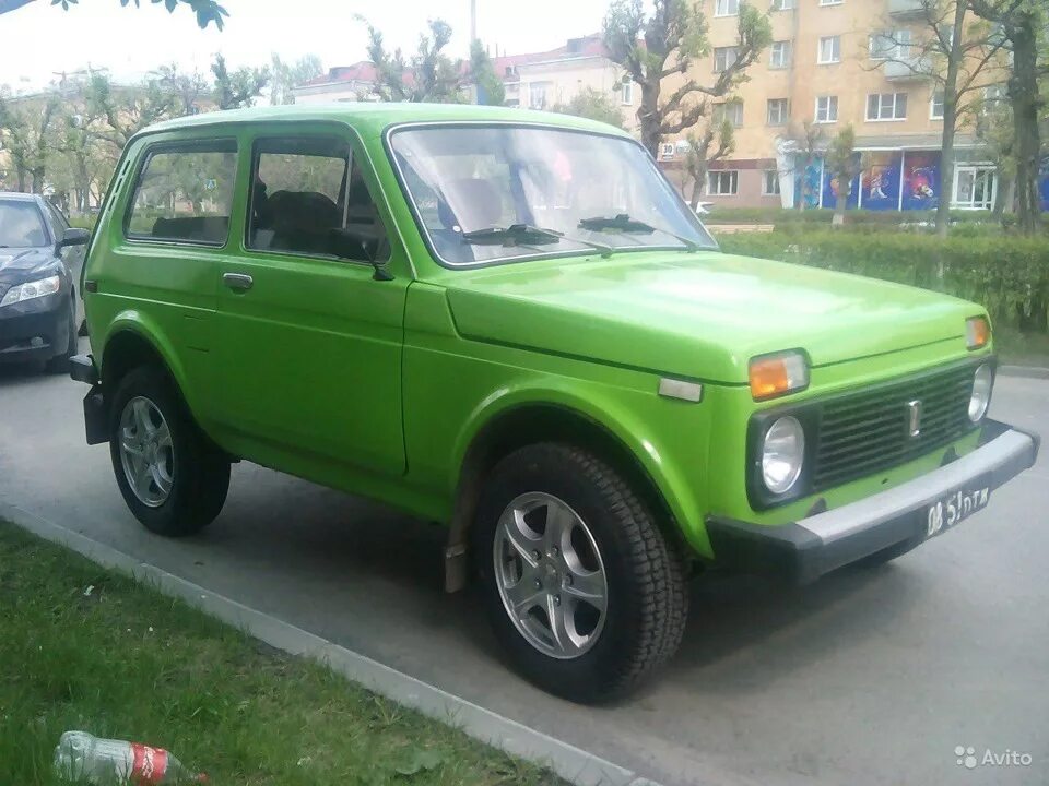 Нива зеленого цвета фото Нива салатового цвета в 21 кузове. - DRIVE2
