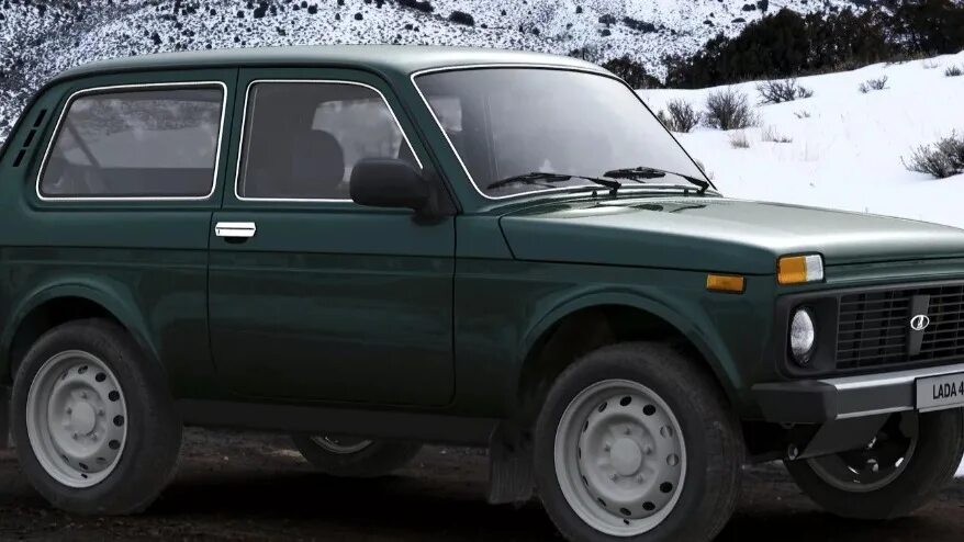 Нива зеленого цвета фото Lada 4x4 3D 1.7 бензиновый 2004 на DRIVE2
