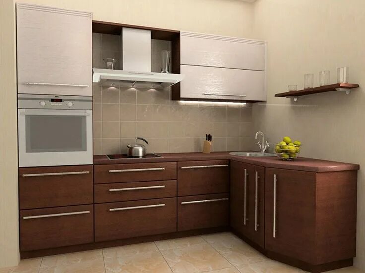 Низ кухонного гарнитура фото Угловая кухня из ЛДСП Кухня, Интерьер, Дизайн